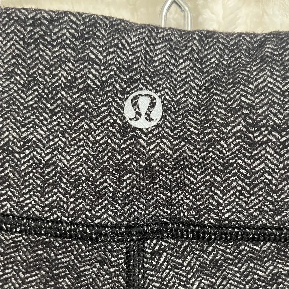 Lululemon Wunder Under Low Rise Heathered Herringbone Leggings - Picture 6 of 8